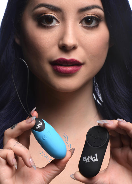 28x Grooved Silicone Vibrating Egg With Remote Control