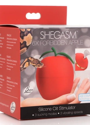 6x Forbidden Apple Silicone Clit Stimulator