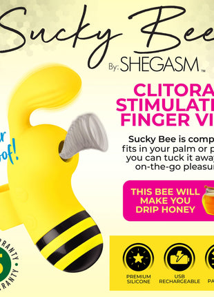 Sucky Bee Clitoral Stimulating Finger Vibe