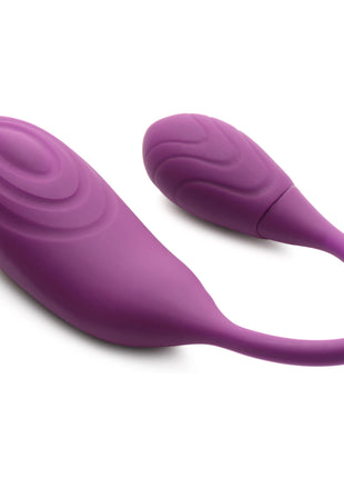 Slim Pulse 7x Pulsating Silicone Clit Stimulator And Vibrating Egg