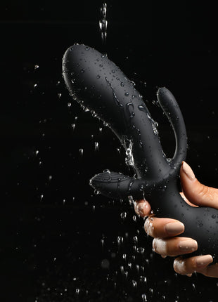 10x Triple Stim Silicone Vibrator