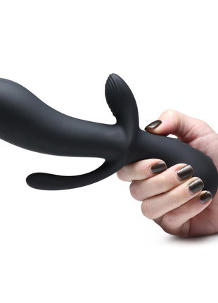 10x Triple Stim Silicone Vibrator