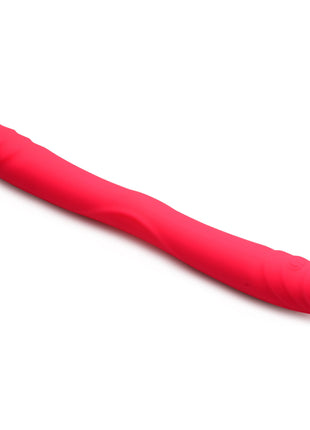 7x Double Down Silicone Double Dildo With Remote