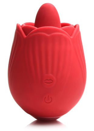 10x French Rose Licking And Vibrating Stimulator