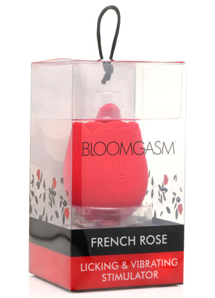 10x French Rose Licking And Vibrating Stimulator