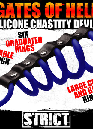 Silicone Gates Of Hell Chastity Device