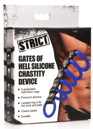 Silicone Gates Of Hell Chastity Device