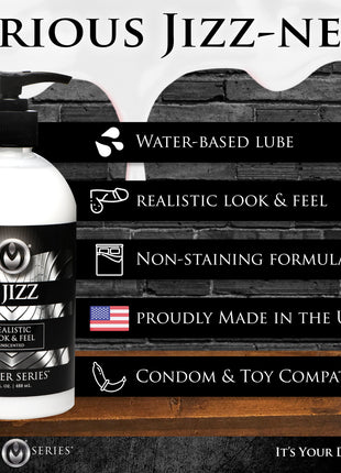 Jizz Unscented Water-based Lube - 16oz