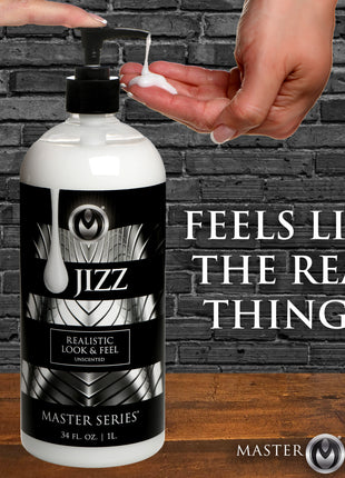 Jizz Unscented Water-based Lube - 34oz