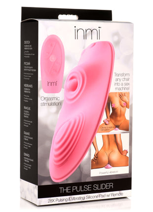 The Pulse Slider 28x Pulsing And Vibrating Silicone Pad With Remote