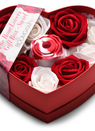 The Rose Lovers Gift Box 10x Clit Suction Rose - Swirl