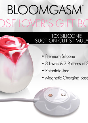 The Rose Lovers Gift Box 10x Clit Suction Rose - Swirl