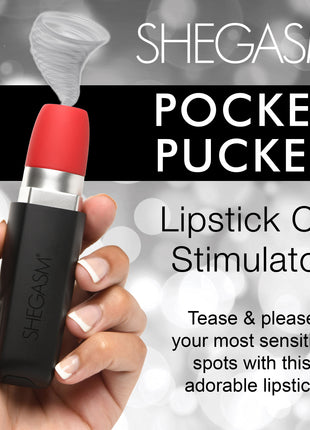 Pocket Pucker Lipstick Clit Stimulator