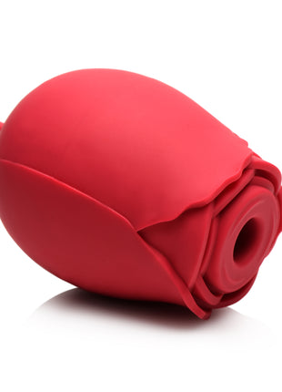 The Double Tease Rose 10x Sucking And Licking Silicone Stimulator