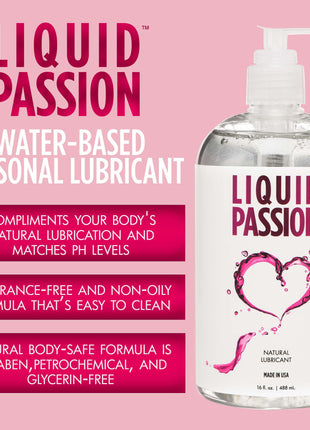 Liquid Passion Natural Lubricant - 16oz
