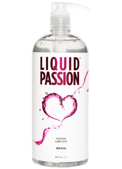 Liquid Passion Natural Lubricant - 34oz
