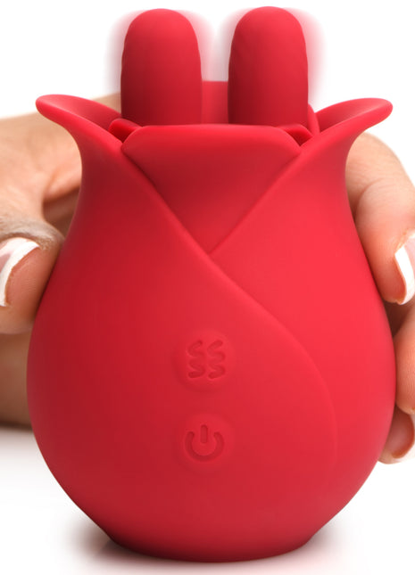 10x Fondle Massaging Rose Silicone Clit Stimulators