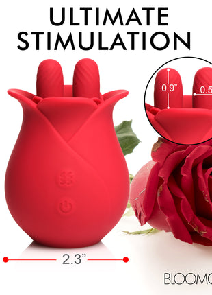 10x Fondle Massaging Rose Silicone Clit Stimulators