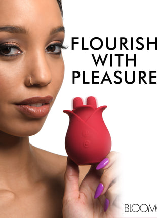 10x Fondle Massaging Rose Silicone Clit Stimulators