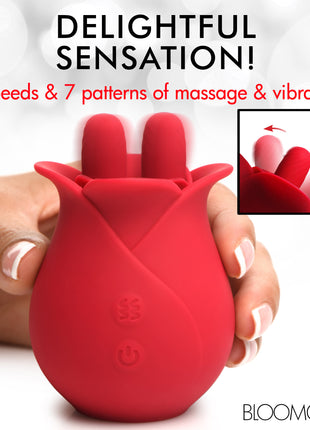 10x Fondle Massaging Rose Silicone Clit Stimulators