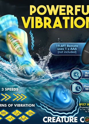 Sea Stallion Vibrating Silicone Dildo With Remote