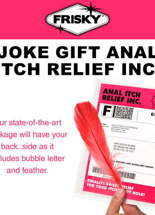 Anal Itch Relief Joke Gift
