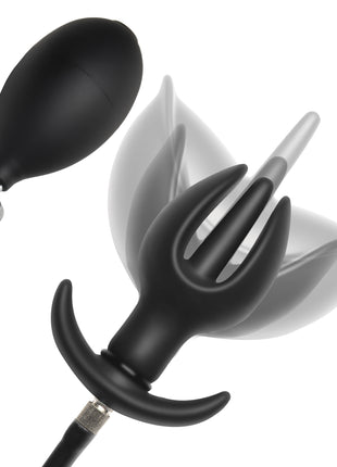 Ass Bound Anchor Inflatable Silicone Anal Plug