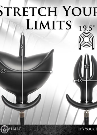 Ass Bound Anchor Inflatable Silicone Anal Plug