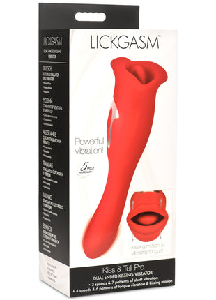 Kiss And Tell Pro Dual-ended Kissing Vibrator