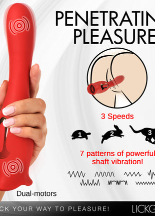 Kiss And Tell Pro Dual-ended Kissing Vibrator
