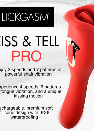 Kiss And Tell Pro Dual-ended Kissing Vibrator