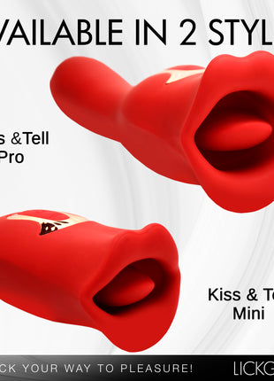 Kiss And Tell Pro Dual-ended Kissing Vibrator