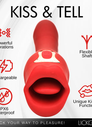 Kiss And Tell Pro Dual-ended Kissing Vibrator