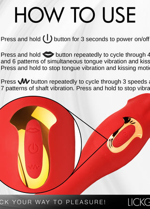 Kiss And Tell Pro Dual-ended Kissing Vibrator