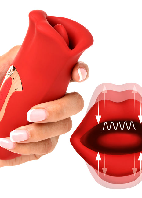 Kiss And Tell Mini Kissing And Vibrating Clitoral Stimulator