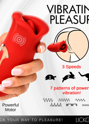 Kiss And Tell Mini Kissing And Vibrating Clitoral Stimulator