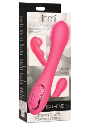 Extreme-g Inflating G-spot Silicone Vibrator