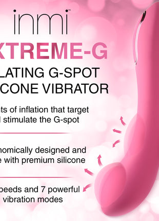 Extreme-g Inflating G-spot Silicone Vibrator