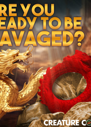 Rise Of The Dragon Silicone Cock Ring