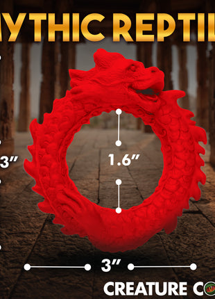 Rise Of The Dragon Silicone Cock Ring