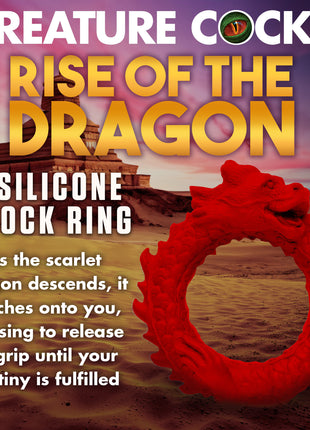 Rise Of The Dragon Silicone Cock Ring