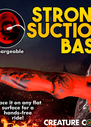 Hell Wolf Thrusting And Vibrating Silicone Dildo