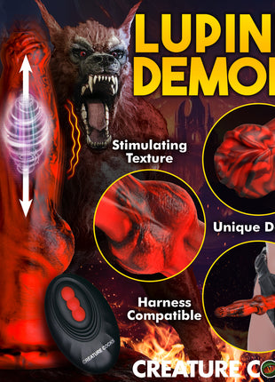 Hell Wolf Thrusting And Vibrating Silicone Dildo