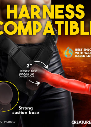 Ramming Hound Thrusting & Vibrating Silicone Dildo