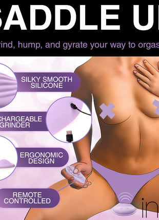 Thrust N' Grind Thrusting And Vibrating Silicone Sex Grinder