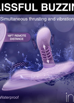 Thrust N' Grind Thrusting And Vibrating Silicone Sex Grinder