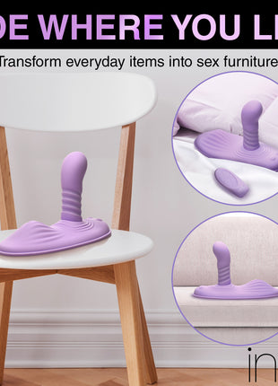 Thrust N' Grind Thrusting And Vibrating Silicone Sex Grinder