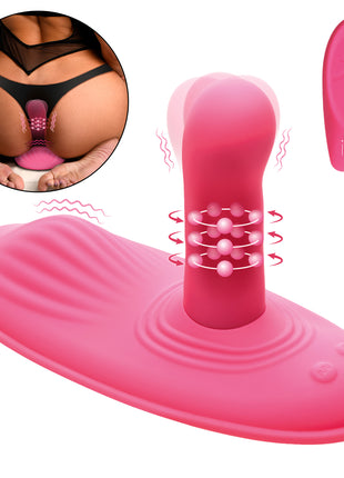 Spin N' Grind Rotating And Vibrating Silicone Sex Grinder