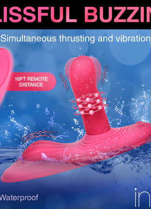Spin N' Grind Rotating And Vibrating Silicone Sex Grinder