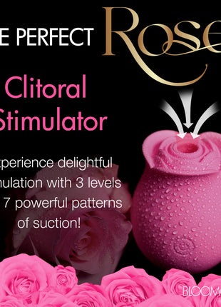 The Perfect Rose Clitoral Stimulator - Pink